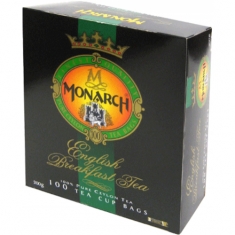 Чай Монарх черный пакетированный пачка 100х2 гр с ярл. 1*12