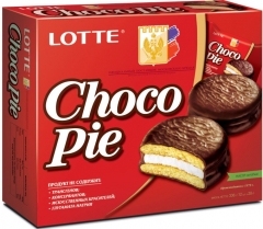 Пирожное Чокопай (28*12) 336гр.*8шт. Choco Pie Lotte
