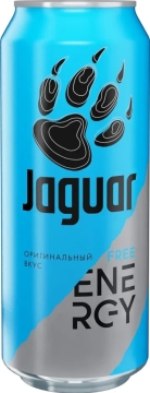 ЯГУАР Фри энергетический 0,5л.*12шт. Jaguar