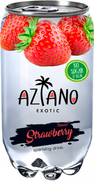 Aziano Strawberry (Клубника) 0,35л.*12шт. Азиано