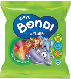 Жев.марм.HIPPO BONDI & FRIENDS 100*28*28шт.