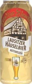 Пиво пастеризованное светлое нефильтрованное Lausitzer Häuselbier Hefeweizen, 5,2%; 0,5л