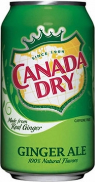 Canada Dry Ginger Ale 0,35л.*24шт. Канада Драй
