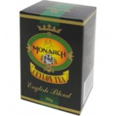 Чай Монарх черный крупнолистовой пачка 50 гр 1*90