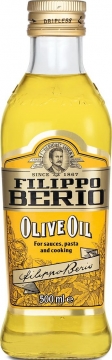 FILIPPO BERIO масло оливковое рафиниров. c доб. нераф. PURE 0,5л.*1шт.